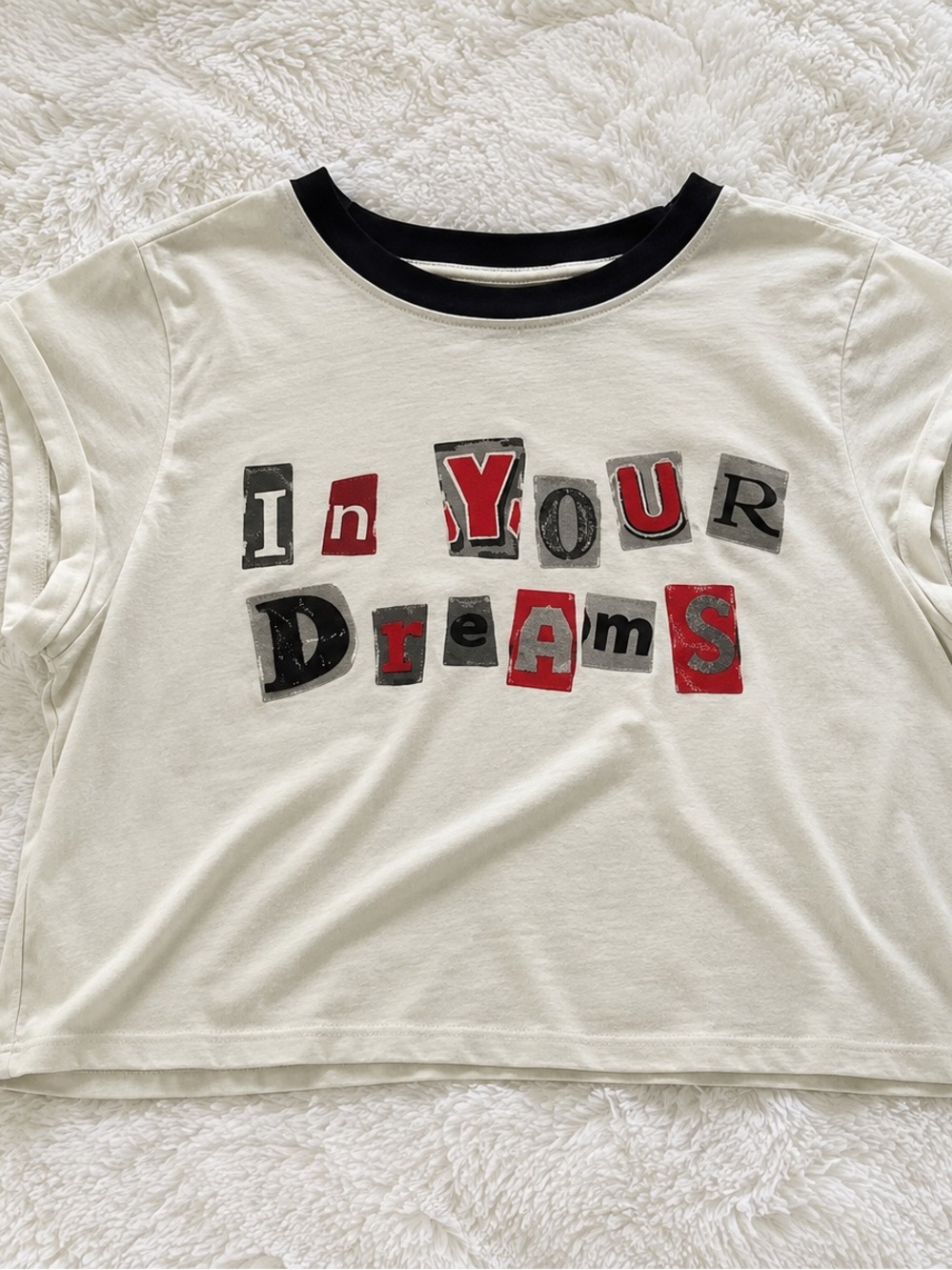 Y2K “In Your Dreams” Baby Tee | Women’s Small